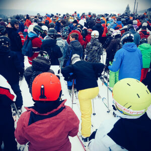 lot of skiers