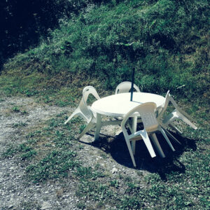 table in the Alps