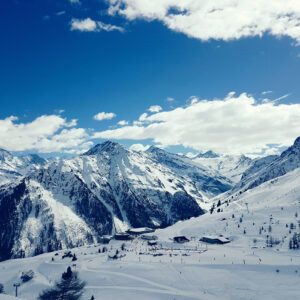 Ski resort in the Swiss Alps