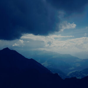 Orage en montagne